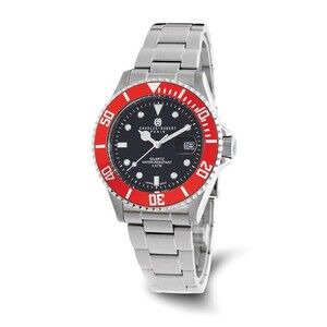 Kazi Luxury Charles Hubert Stainless Steel Black Dial Watch
